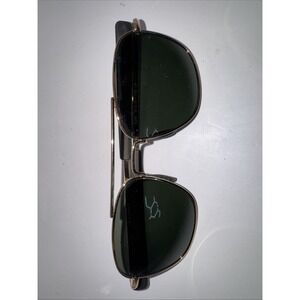 Sungait A285 54/18/145 Sunglasses Aviator Black Metal Frame With Grips S9